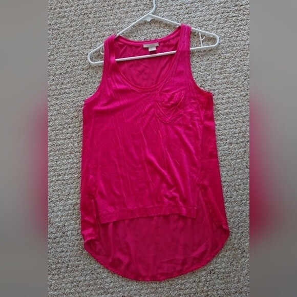 H&M Sleeveless High-Low Top with Front Pocket size 6 - Picture 3 of 11